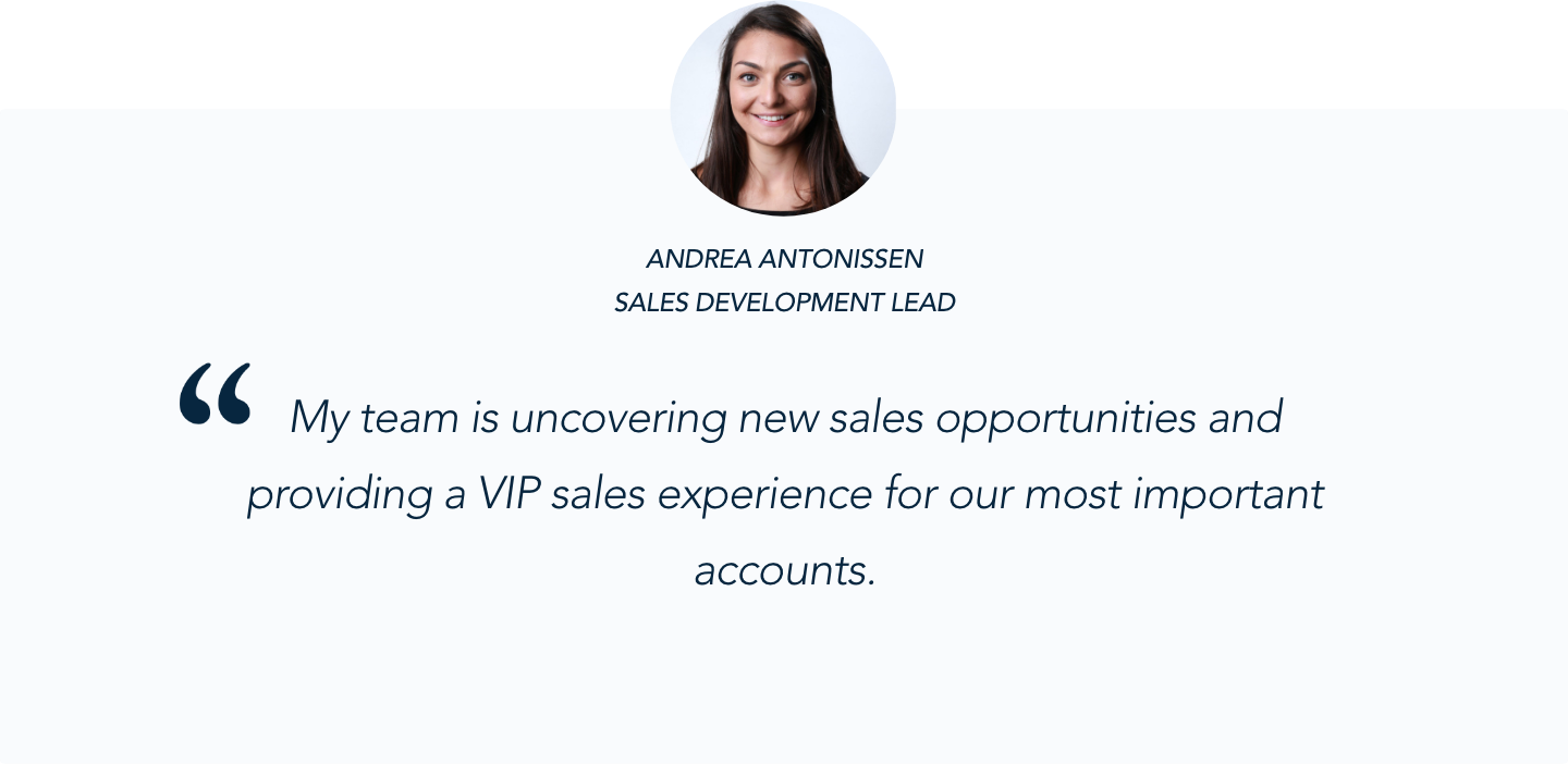 Andrea Antonissen, Sales Development Lead, on Qualified's Conversational Marketing Solution