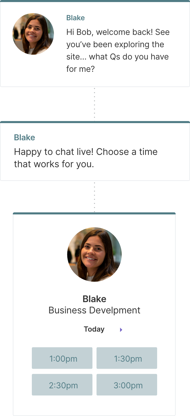 Conversation Starters with Qualified's Live Chat Solution