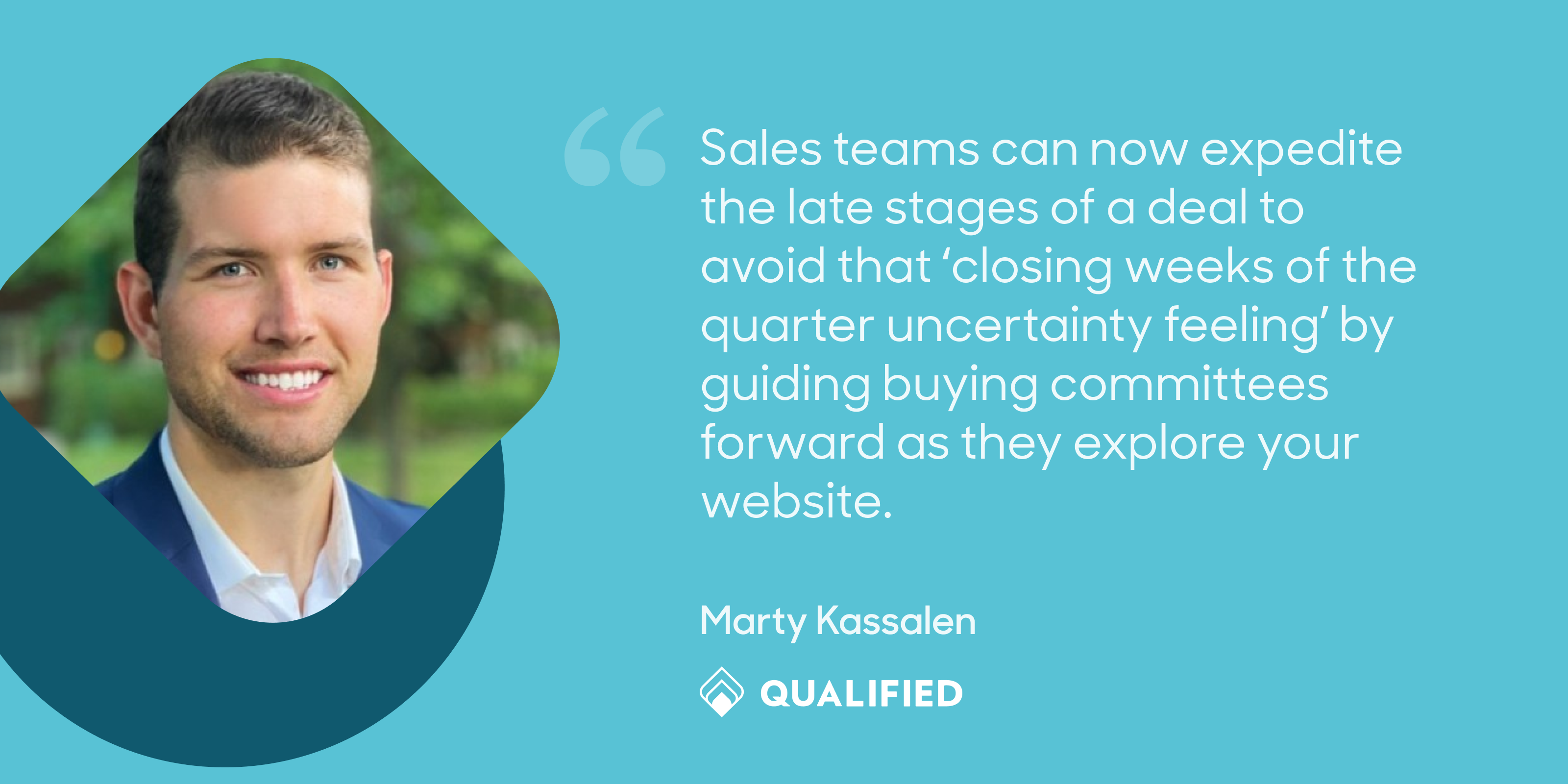 Marty Kassalen, Qualified Sales Rep, shares how conversational sales and marketing help sellers close deals